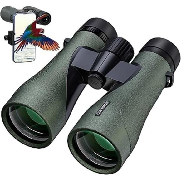 12X50 Professional HD Binoculars for Adults with Phone Adapter, High Power - Picture 6 of 6